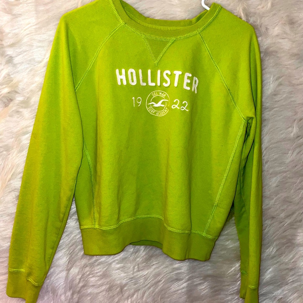 Lime Green Hollister Sweater